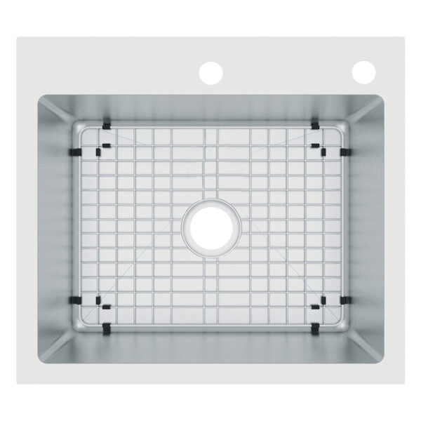 482-8081 Vandermere 25" x 22" Dual-Mount Stainless Steel Sink